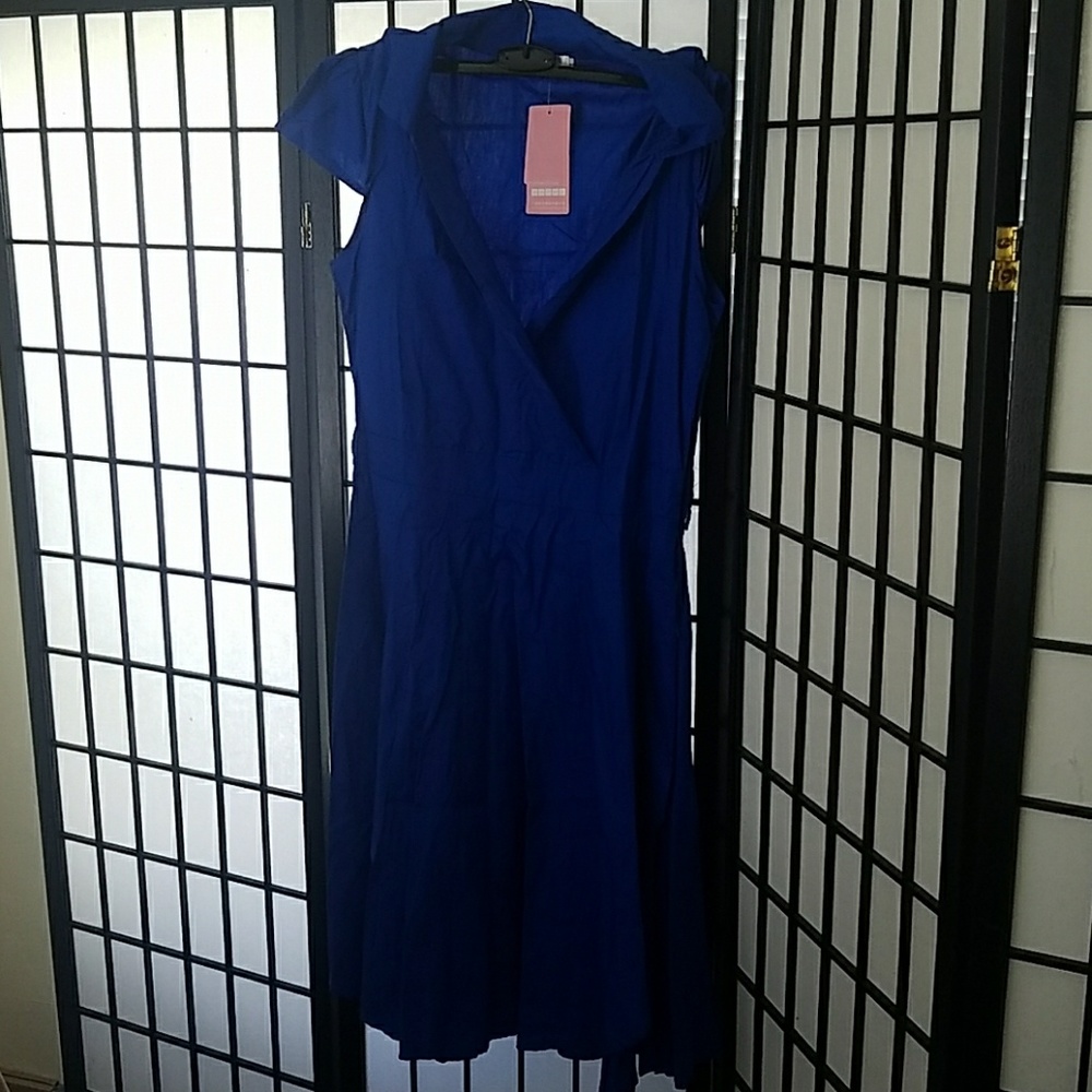 Blue dress